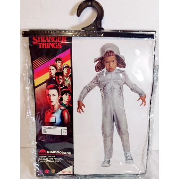 Disguise Licensed Stranger Things Demogorgon Posh Toddler Unisex Costume 2T NEW - Picture 1 of 16